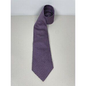 Tom Ford Lilac Purple Jacquard Silk Blend Made In Italy Classic Neck Tie